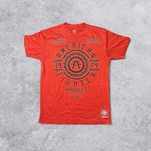 American Fighter Bold Red Tee